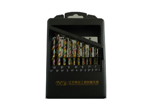 19pcs HSS drill  sizes:1-10x0.5mm 